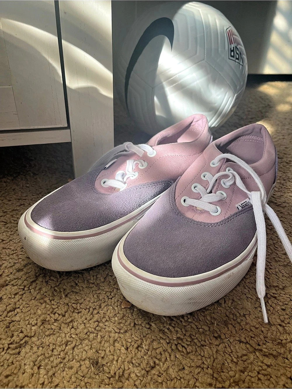 Vans Era Stacked Pink Gradient & Purple Sneakers
